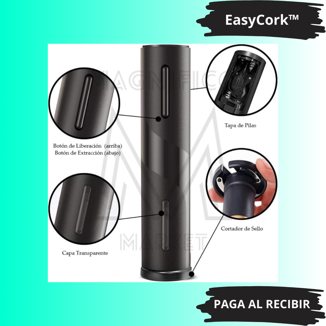 EasyCork™ Destapador Premium Eléctrico