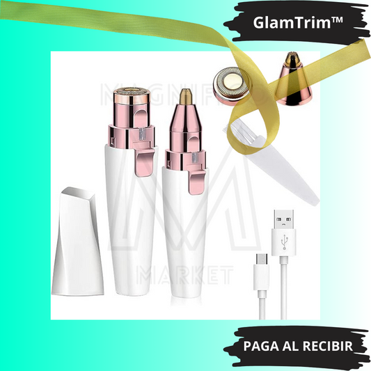 GlamTrim™ Depiladora Pórtatil 2 en 1