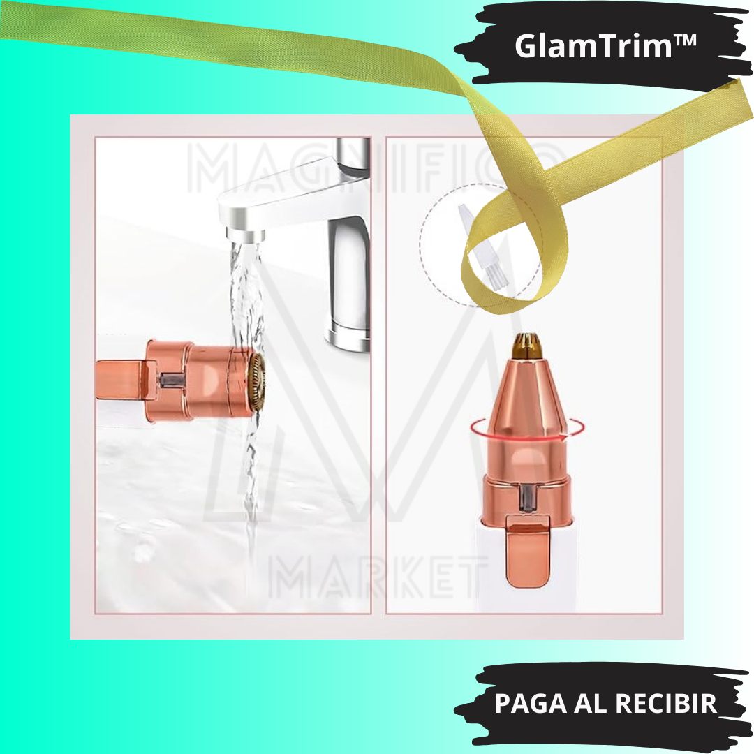 GlamTrim™ Depiladora Pórtatil 2 en 1